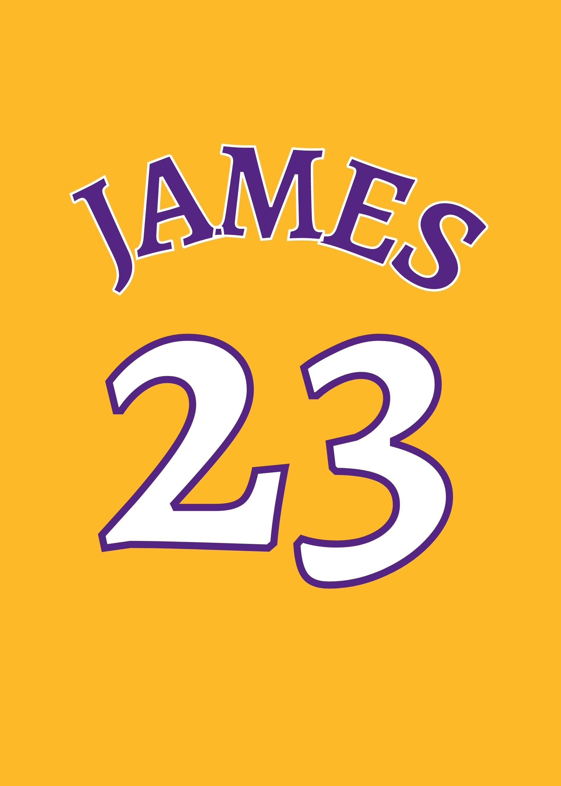 LeBron James Lakers poster