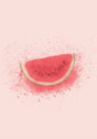 Watermellon splash poster