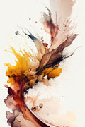 Autumnal Abstract Poster och Canvastavla