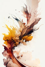 Autumnal Abstract Poster och Canvastavla
