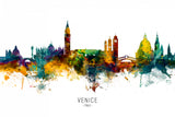 Venice Italy Skyline Poster och Canvastavla