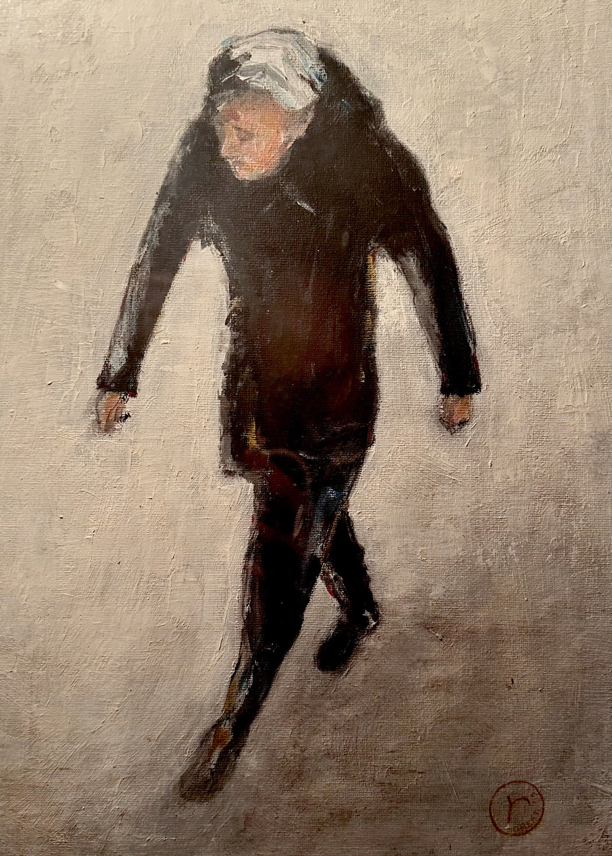 Winter Walking Poster och Canvastavla