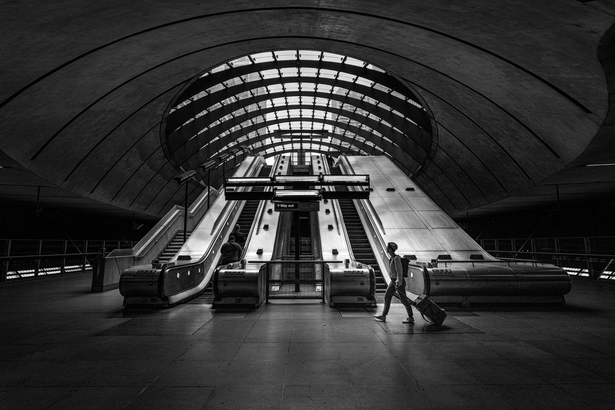 Canary Wharf Station - London Poster och Canvastavla