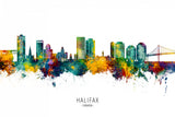 Halifax Canada Skyline Poster och Canvastavla