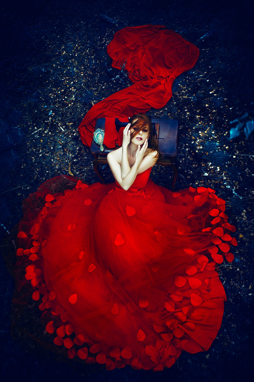 The red seamstress Poster och Canvastavla