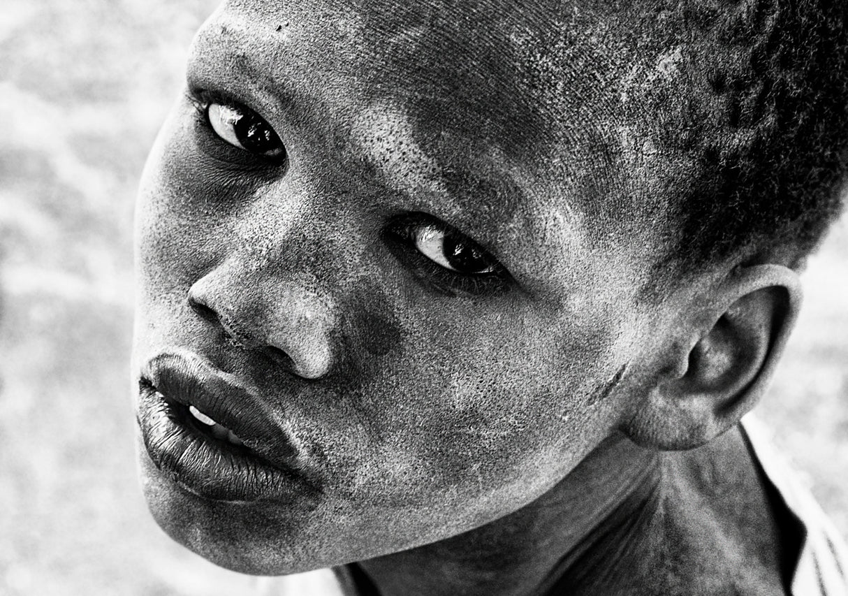 Mundari tribe child - South Sudan Poster och Canvastavla