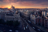 Madrid city Poster och Canvastavla
