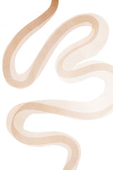 Squiggly Line Art Poster och Canvastavla
