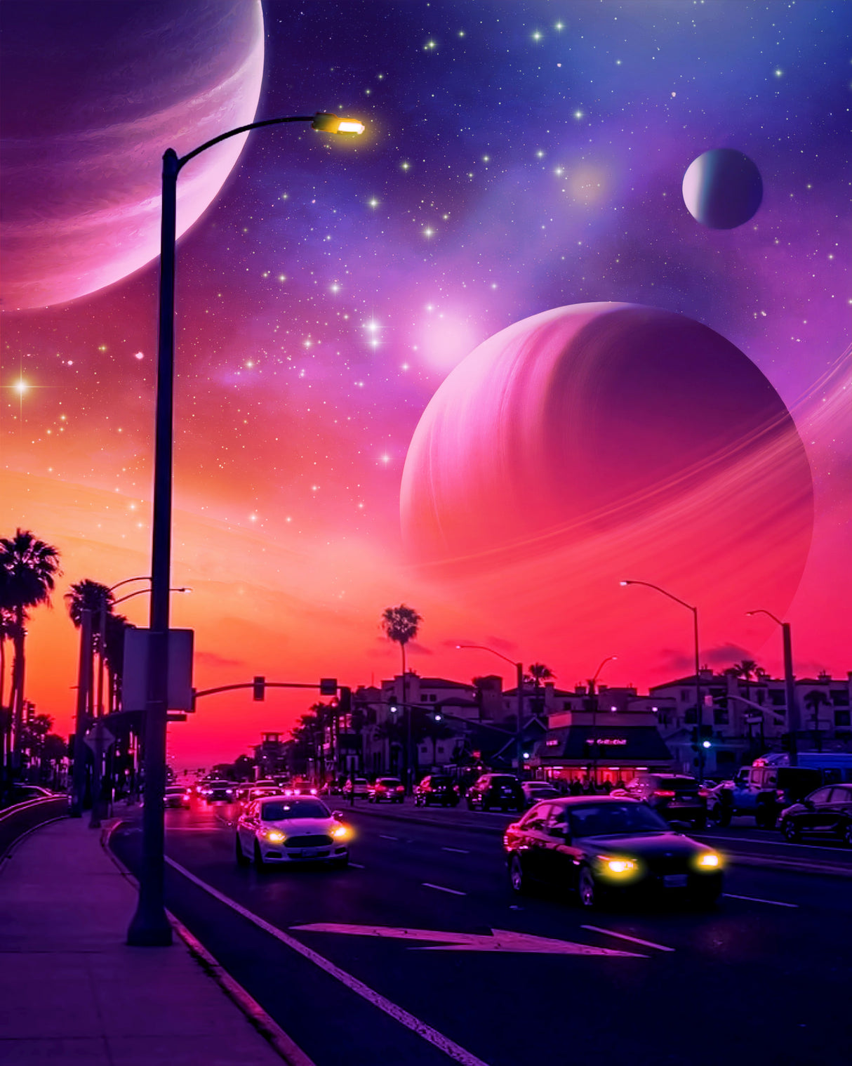 Space drice Poster och Canvastavla