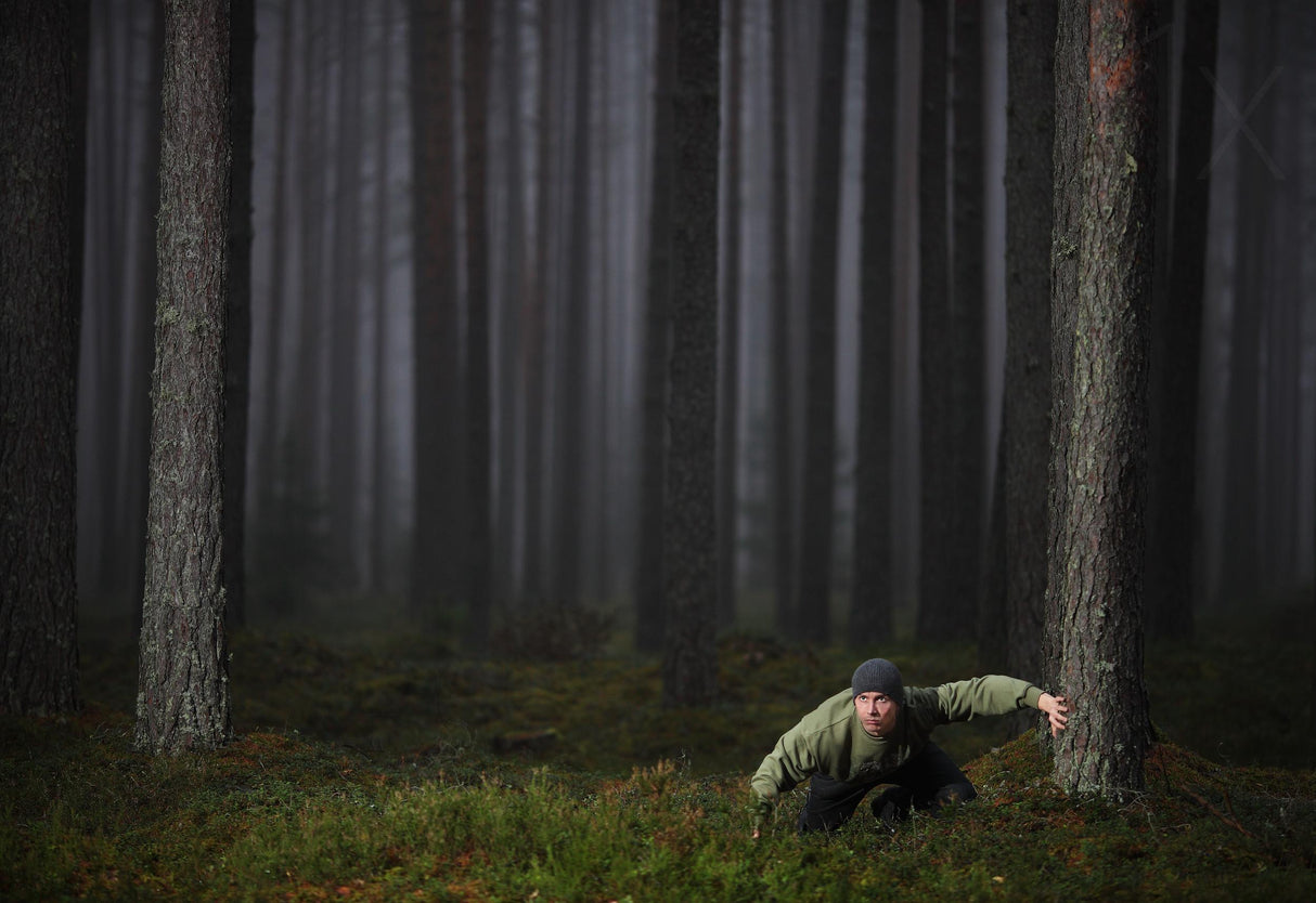Carefully through the mist Poster och Canvastavla
