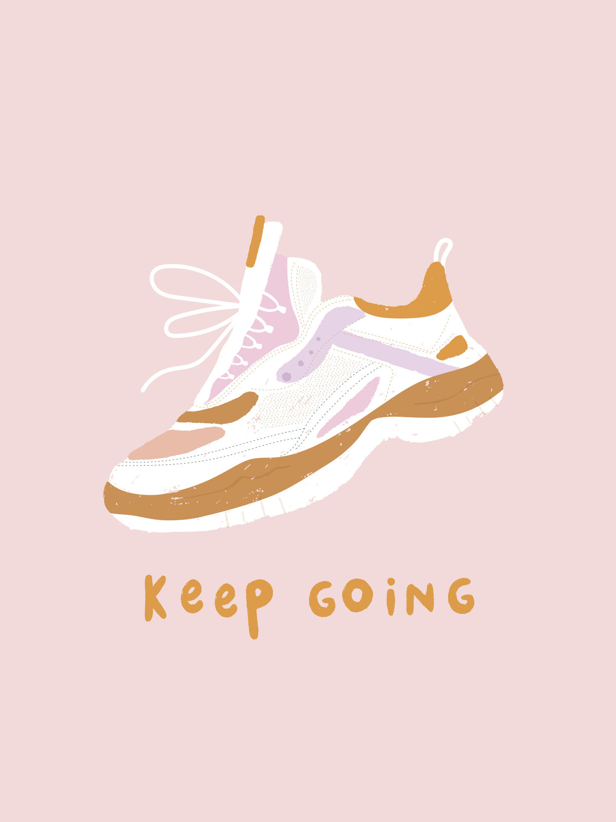 Keep Going Poster och Canvastavla