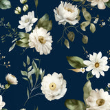 Wall Mural Wh 1 4096 Dark Blue Poster och Canvastavla