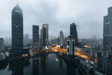 Wuhan skyline Poster och Canvastavla