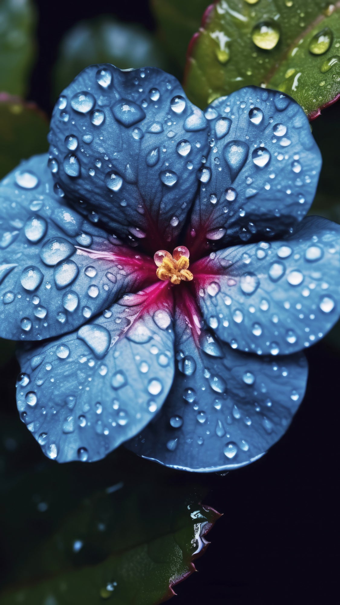 Blue Lagoon Flower Poster och Canvastavla