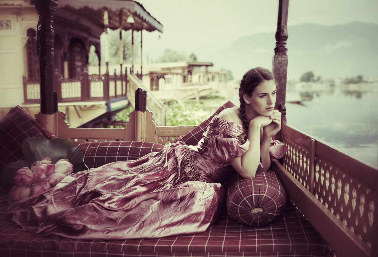 Lake Nageen, Kashmir II Poster och Canvastavla