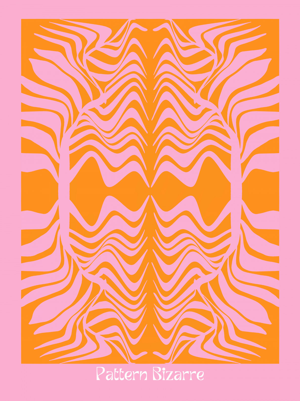 Pattern Bizarre Tropical Palm Leaf Poster och Canvastavla