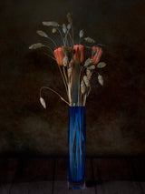 Blue vase Poster och Canvastavla