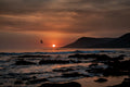 Orange Sunset Poster och Canvastavla
