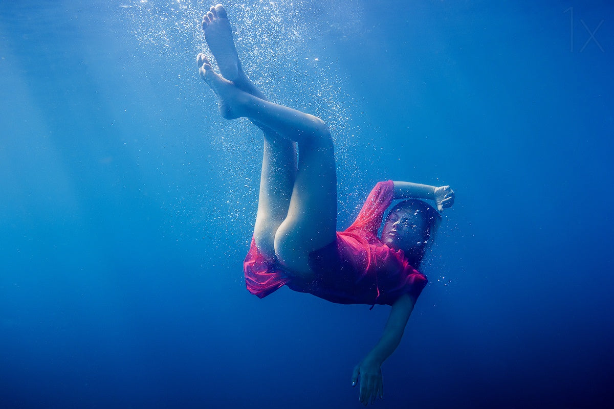 Blue water Poster och Canvastavla