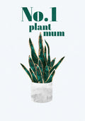 Plant typography quote text 3 Poster och Canvastavla