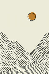 Boho Sunset Collection #3 Poster och Canvastavla