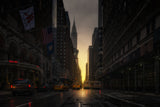 Manhattanhenge Poster och Canvastavla