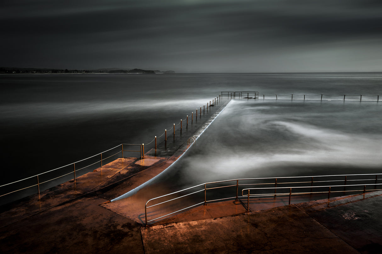 Collaroy Ocean Pool Poster och Canvastavla