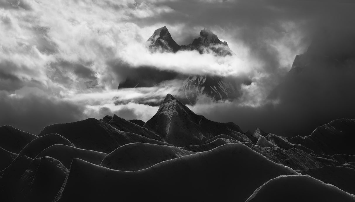 Glacier Tower Poster och Canvastavla