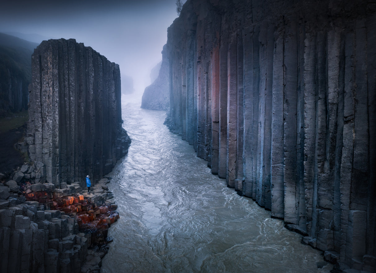 Basalt Canyon Poster och Canvastavla