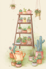 Outdoor cactus species 2 Poster och Canvastavla