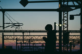 Boy at the station Poster och Canvastavla