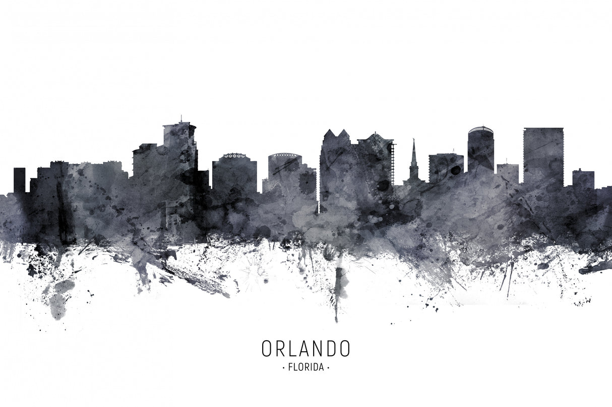 Orlando Florida Skyline Poster och Canvastavla