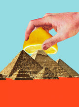 Pyramides of Lemonade Poster och Canvastavla