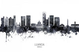 Luanda Angola Skyline Poster och Canvastavla