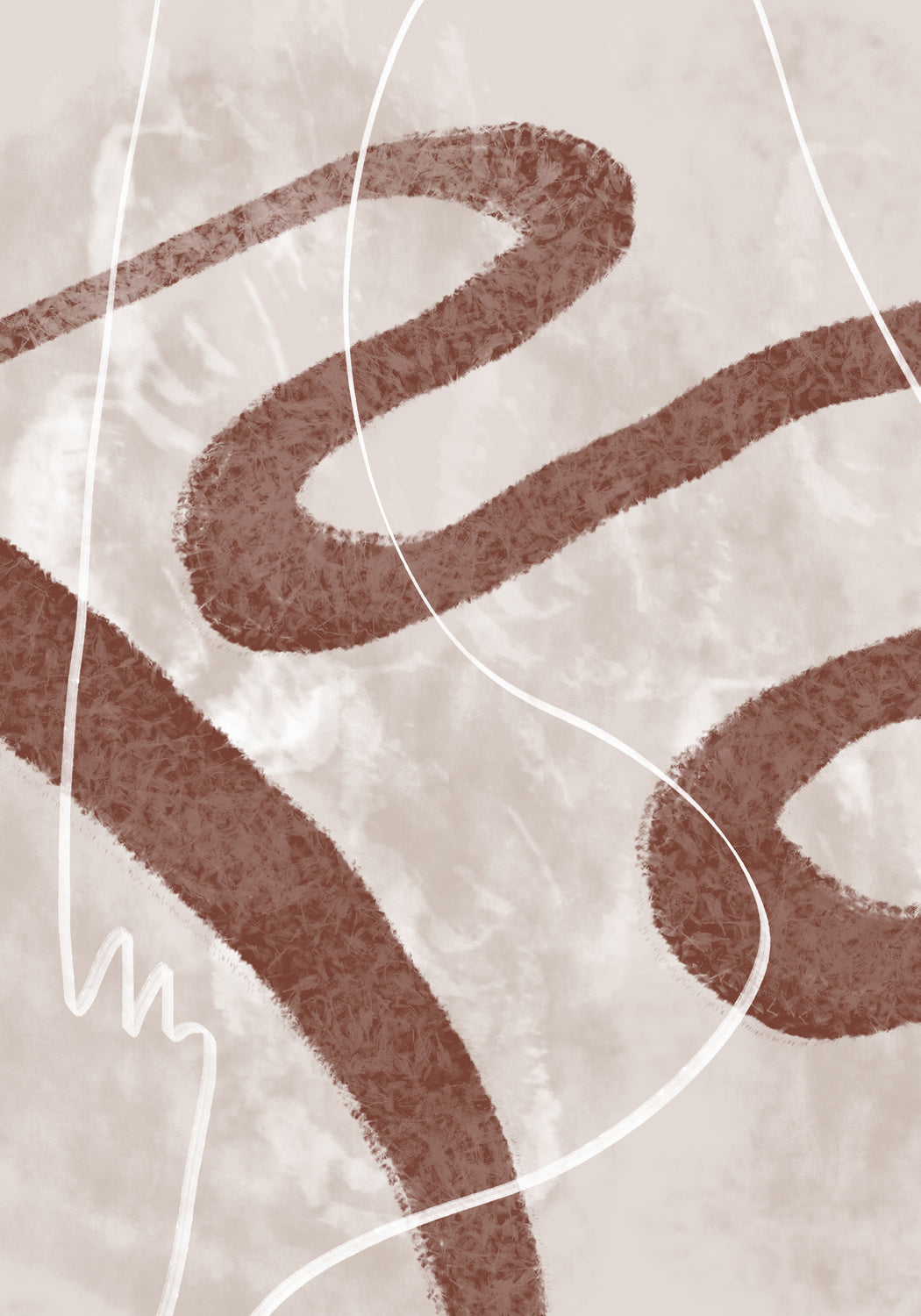 Abstract Fuzz 02 Poster och Canvastavla