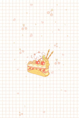 Cat and Cake (1) Poster och Canvastavla