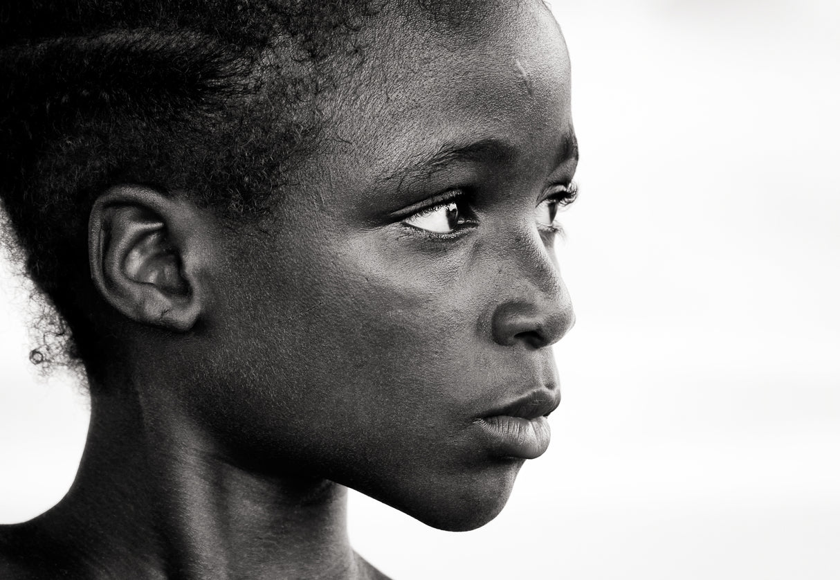 Benin, young girl Poster och Canvastavla