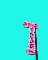 Cha-Cha's Tacos Sign Poster och Canvastavla