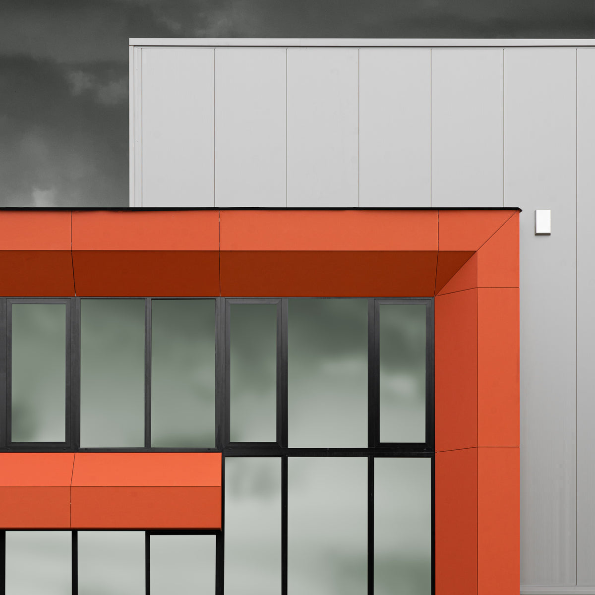 Orange frame Poster och Canvastavla