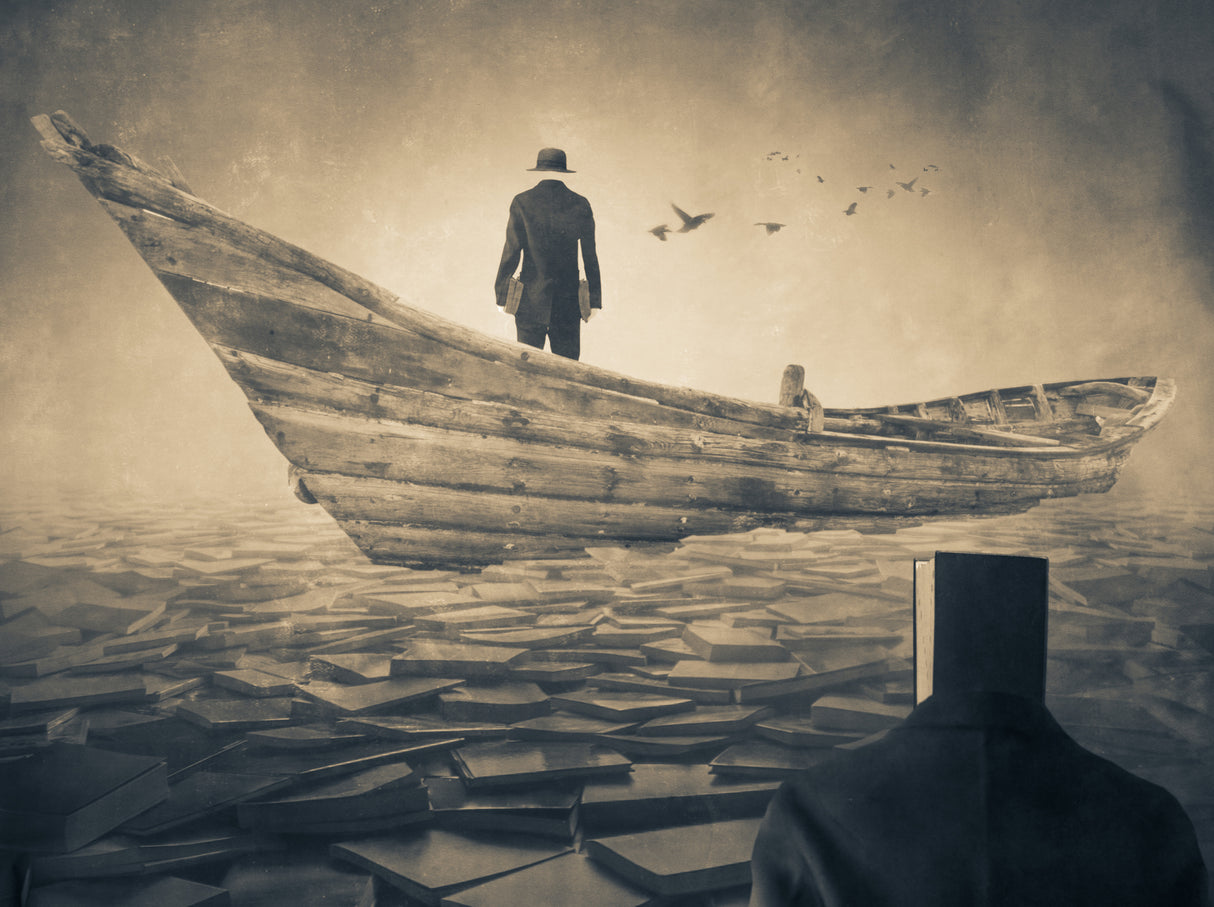 Traveling in the Ocean of Knowledge Poster och Canvastavla