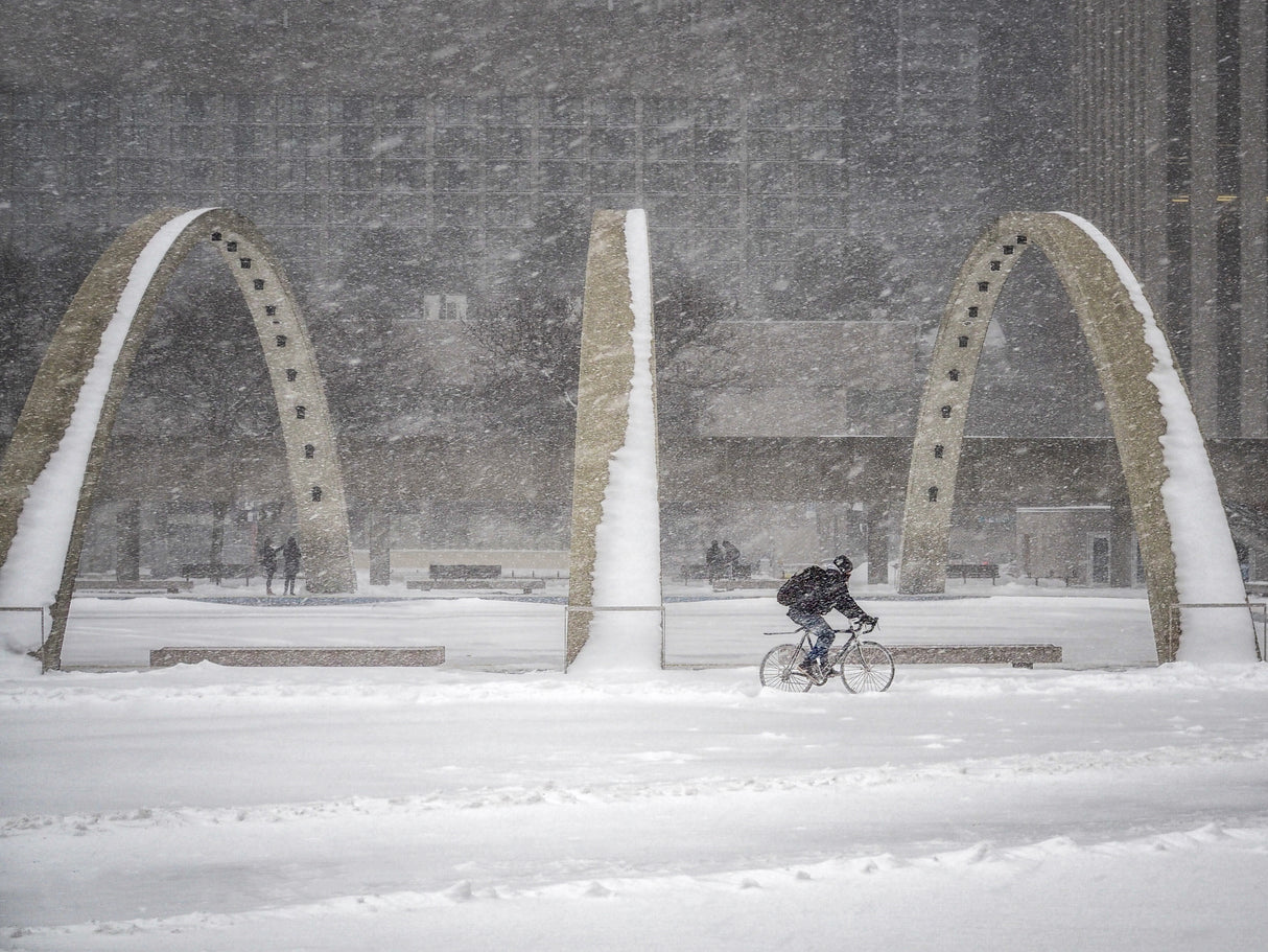 Snow Poster och Canvastavla
