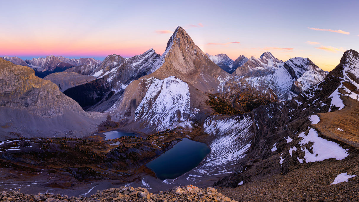Sunset at Mt Smutwood Poster och Canvastavla