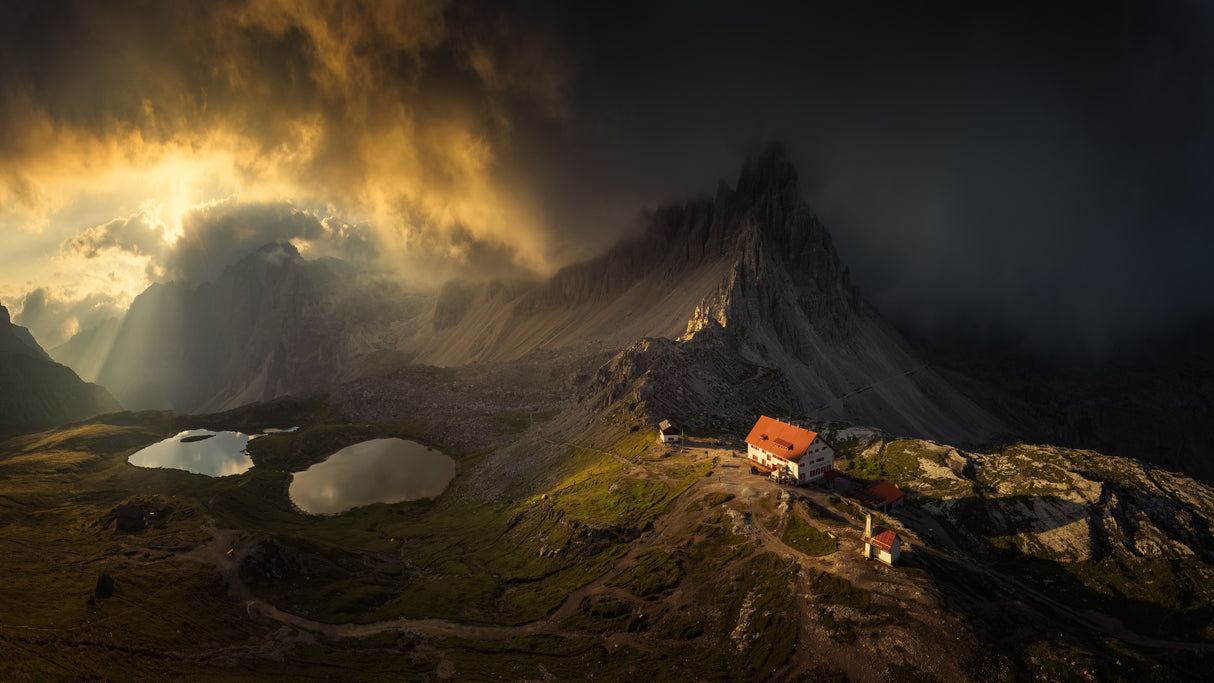 Dreizinnenhütte Poster och Canvastavla