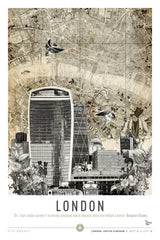 London City (City Breaks) Poster och Canvastavla