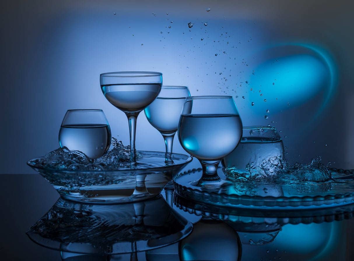 From the series "Experiments with glass" Poster och Canvastavla