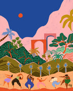 Dancing In Paradise Poster och Canvastavla