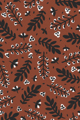 Banches And Berries (Brown) Poster och Canvastavla
