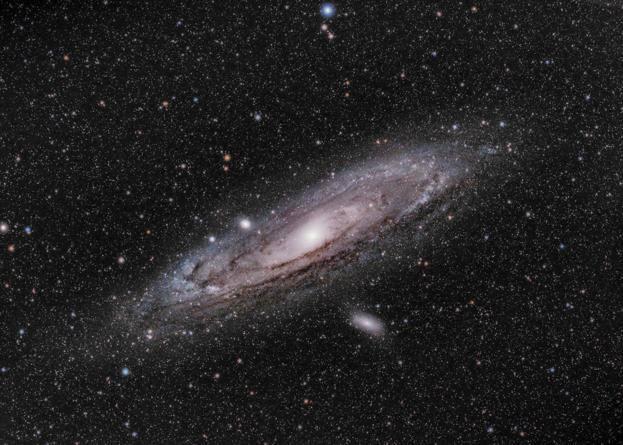 Andromeda Galaxy Poster och Canvastavla