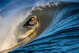 Surfing at New Jersey Beach Poster och Canvastavla