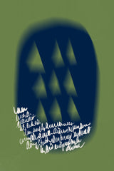 Blue and green arrangement 03 Poster och Canvastavla